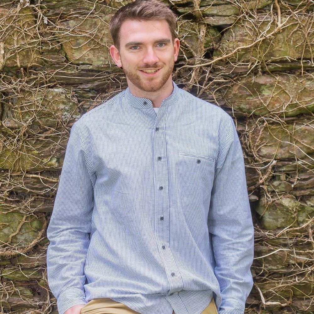 Lee Valley Men's Irish Collarless Grandad Shirt M - Picture 6 of 8